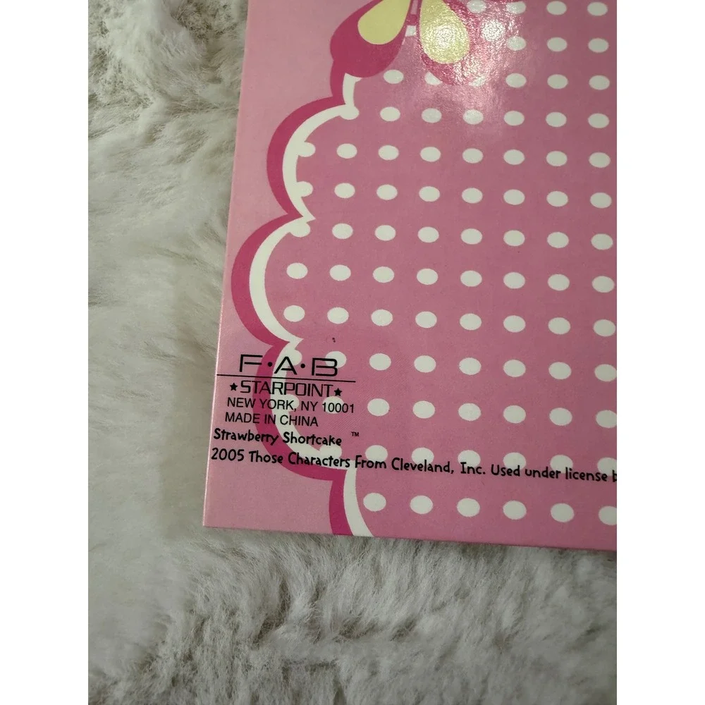 Starpoint Strawberry Shortcake Care Bears Folders 2005 Pink Green Y2K Stationery